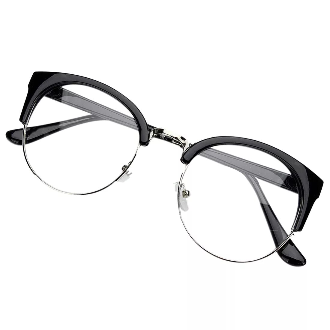 очки с прозрачными линзами. очки с полукруглой оправой. оправы fendi ff 0392 010. круглые очки с красными линзами. оправа polaroid pld d332.