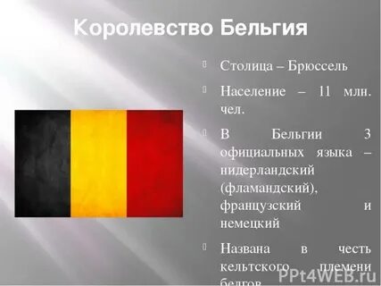Бельгия какой язык