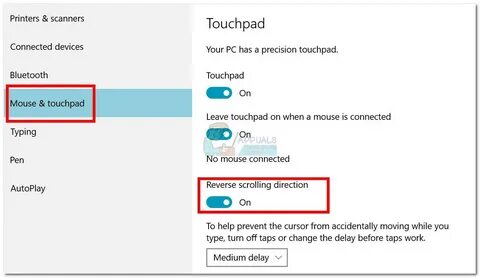 Тачпад windows 10