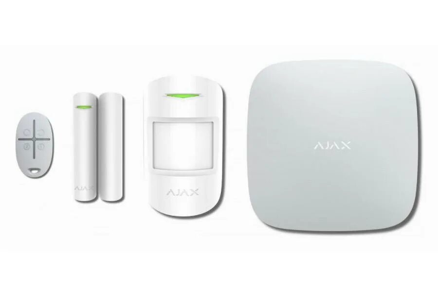 Ajax response. Комплект ajax starterkit white. ajax hub plus (white). ajax hub комплект.