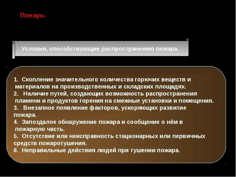 Возникновение и развитие пожара. Условия способствующие распространению пожара. Условия способствующие развитию пожара. Обстоятельства способствующие развитию пожара. Основные пути распространения пожара.