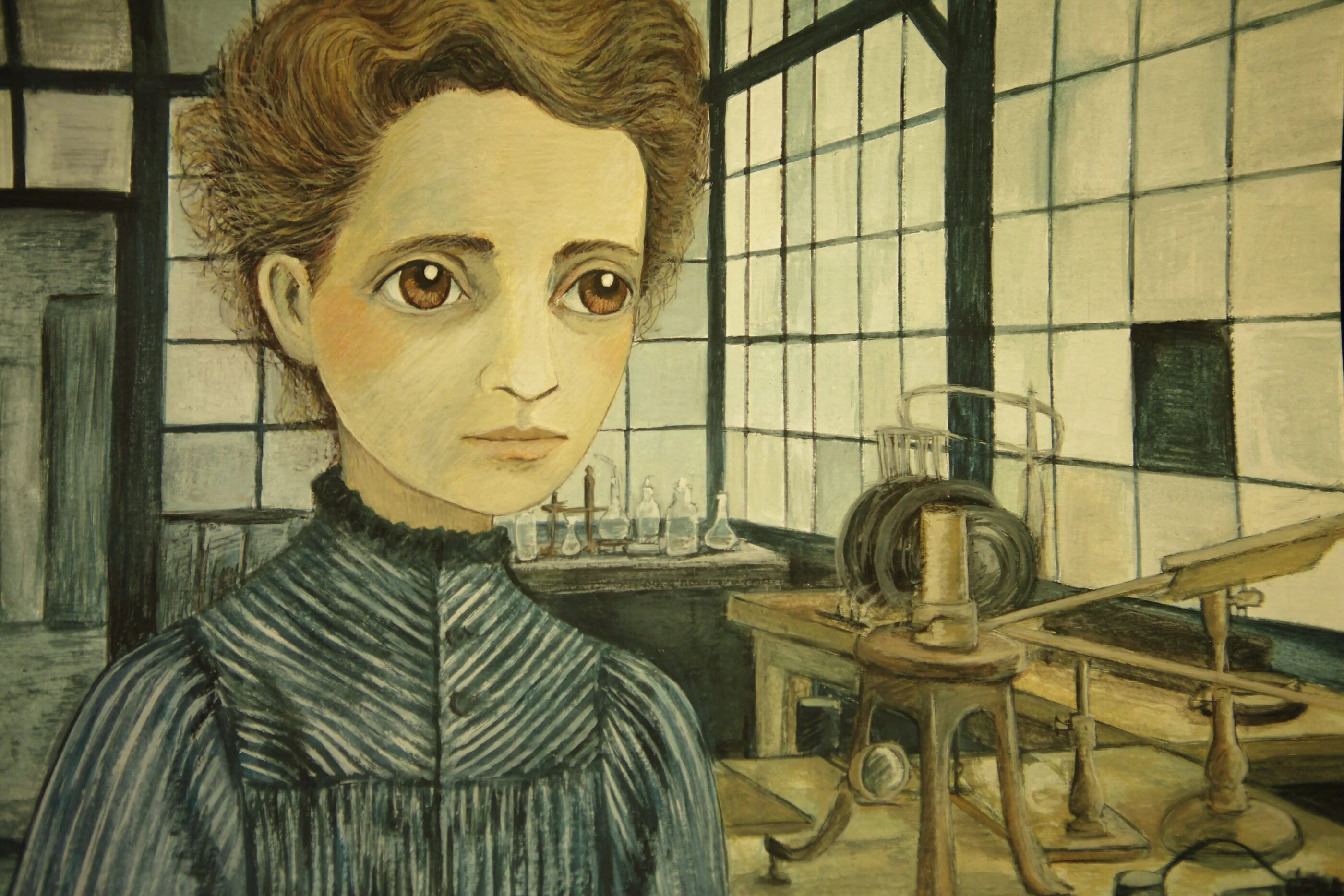 Maria curie. Склодовская-Кюри портрет.