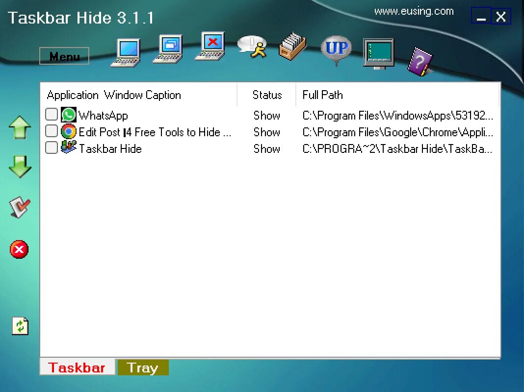 Hide translate. Таскбар. taskbar программа. hide windows. вторая таскбар.