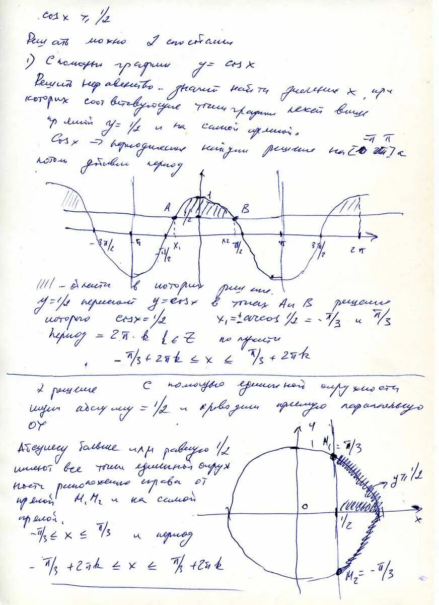 Решить неравенство cos x 0 2. Cosx>1/2 решение неравенства. Решите неравенство cosx<1/2. Решите неравенство cos x 1/2. Cos x>-1/2 решение неравенства.