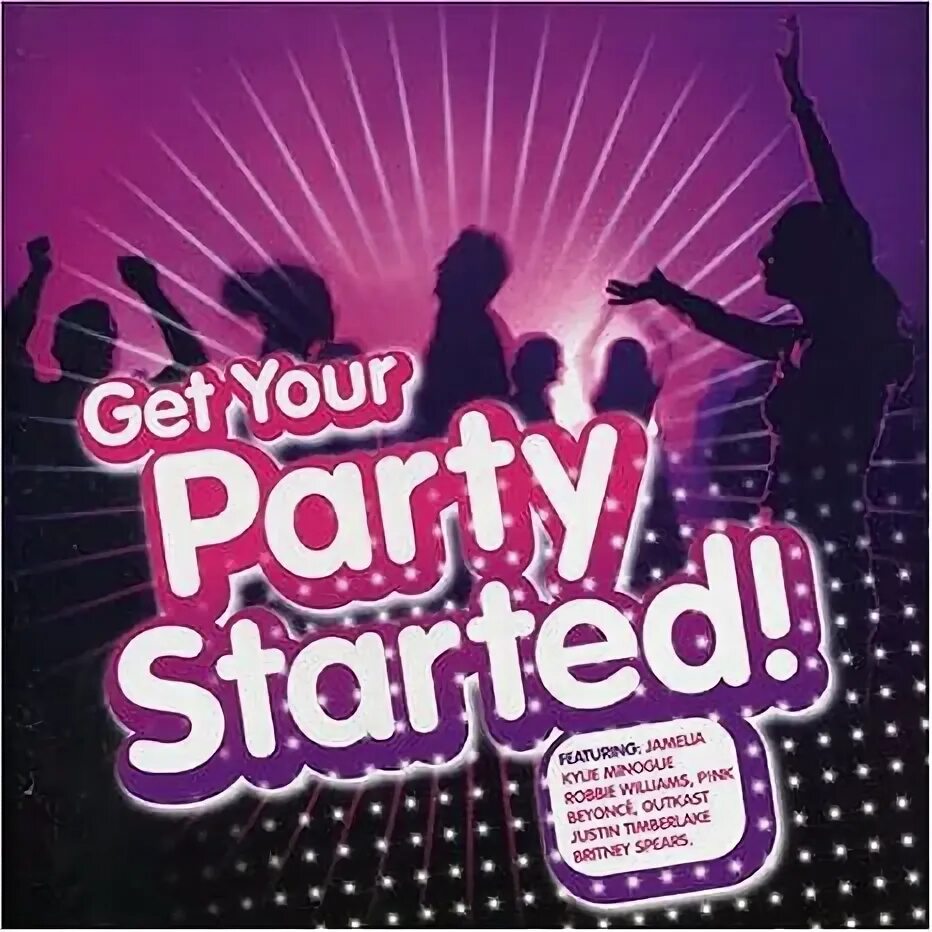 Let&#039;s party started. Start the party!. at the start of the party.