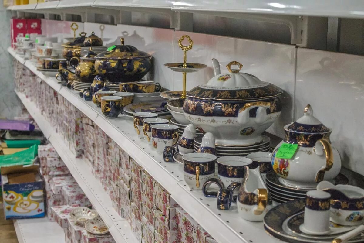 посудный ряд.