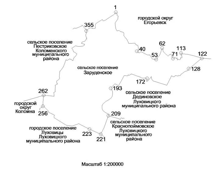 Городской округ Коломна карта. Сельское поселение Заруденское. Границы муниципальных образований Московской области на карте. Изменения границ муниципальных образований Подмосковья.