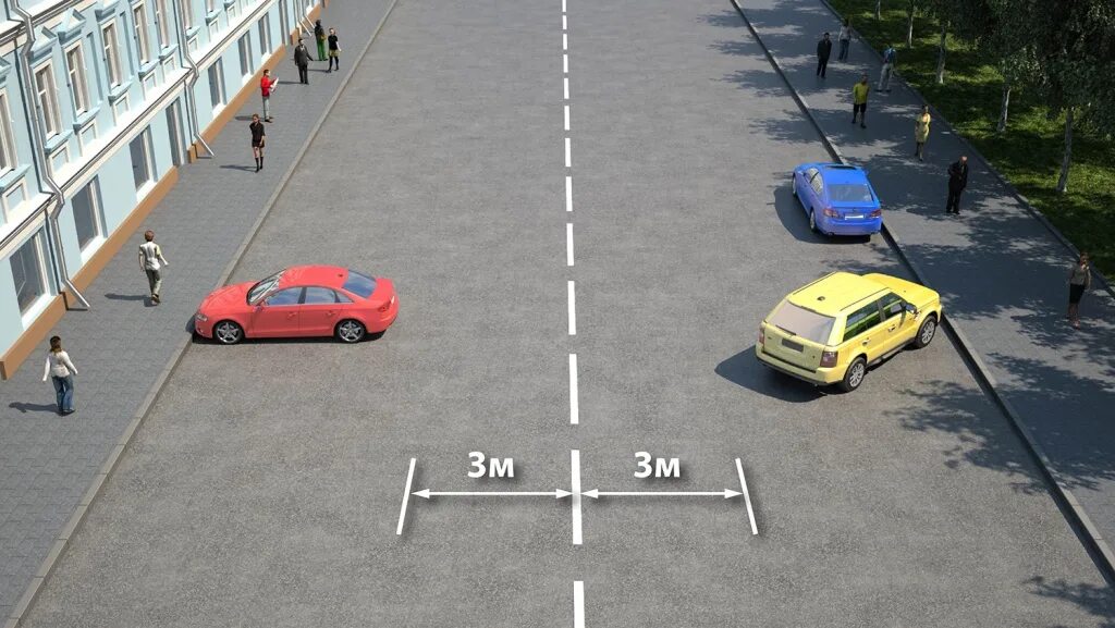 Автомобиль едет по дороге проезжая 27 метров. Разметка парковки. Парковочная разметка автостоянок. Парковочная разметка во дворе. Стоянка на проезжей части.