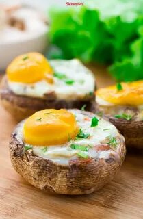 Baked mushrooms