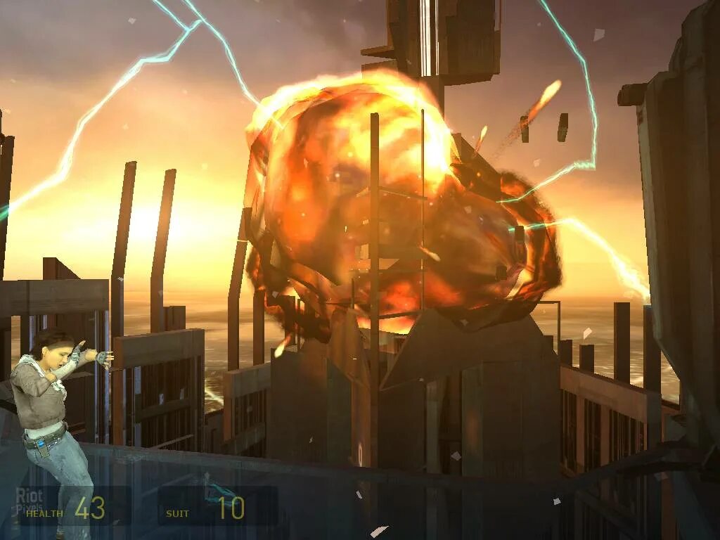 Half life effect. Взорванная цитадель half life 2. цитадель half life. цитадель из half life 2.