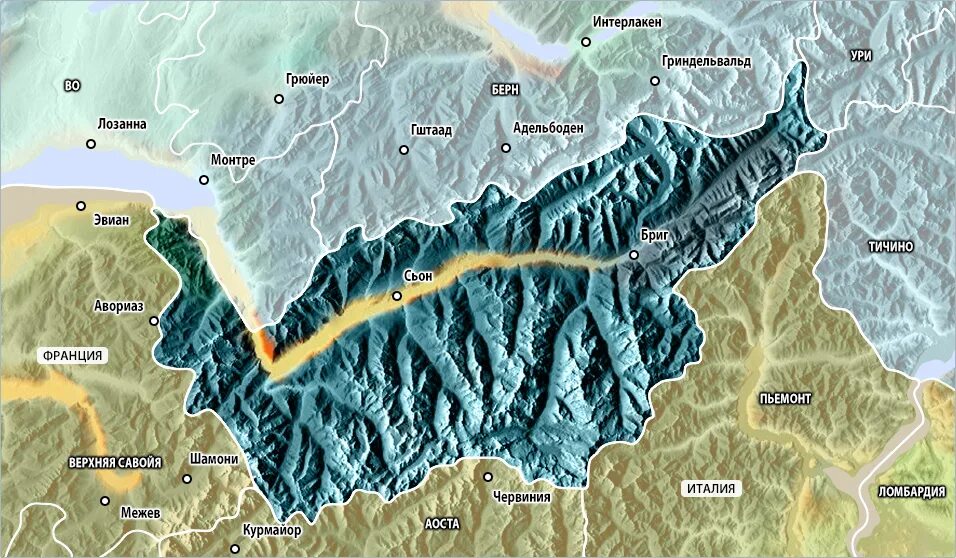 уймонская долина на карте горный алтай. адельбоден карта. вале швейцария карта. змиевы валы в киевской руси. - valais карта.