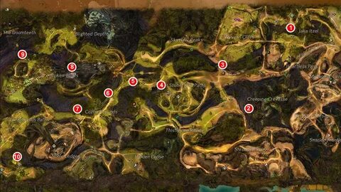 Guild wars карты