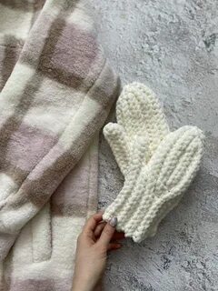 Варежки из ализе
