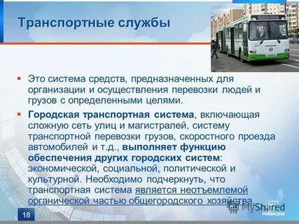 Муниципальные транспортные сети