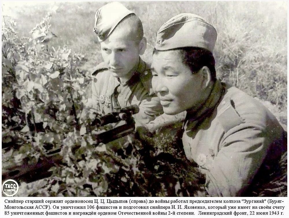 буряты вов. бруно суткус снайпер. семён номоконов сибирский шаман. радна аюшеев снайпер. буряты в вов 1941-1945.