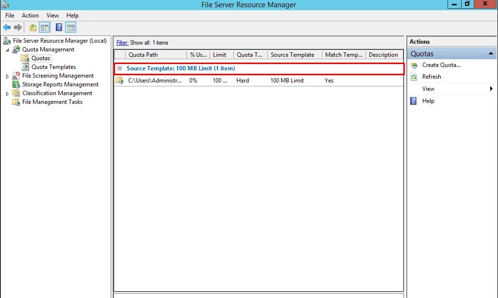 File screen