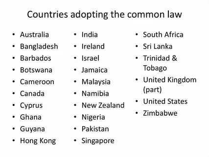 Common law