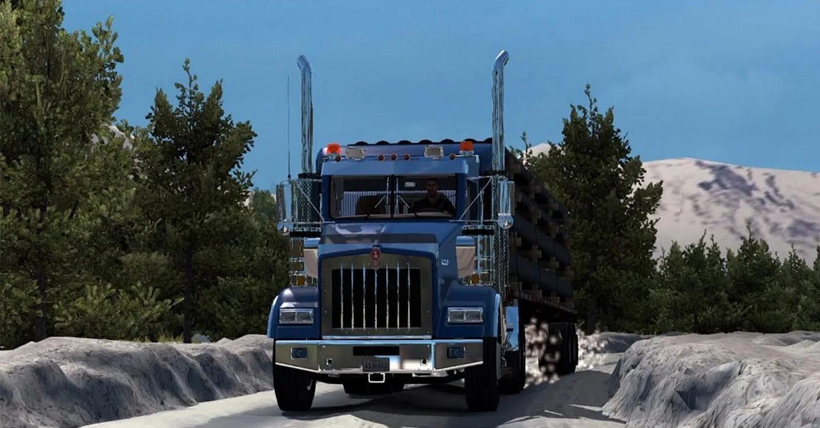Треки аляска. American Truck Simulator Аляска. Дальнобойщики Американ трак. Аляска трак Аляска симулятор. Американ трак симулятор 2016.