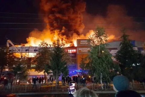 Пожар тц уфа