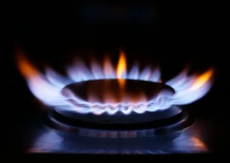 Почему газ горит огнем