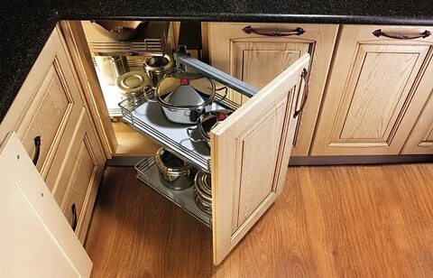 Угловая кухня - фото углового кухонного гарнитура в г образной кухне, углового ш