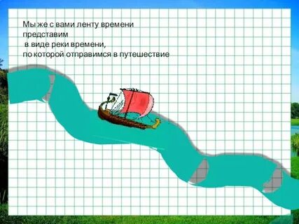 Река из часов и минут