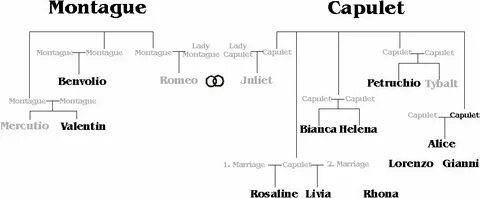 Romeo and juliet montagues and capulets