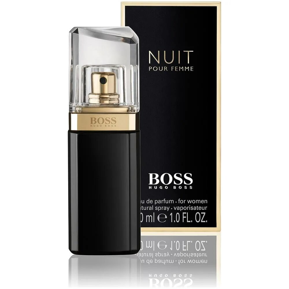 Boss nuit edp 75ml. Хьюго босс черный флакон. Hugo boss "boss nuit pour femme", 75 ml. Hugo boss nuit intense. Босс черный флакон.
