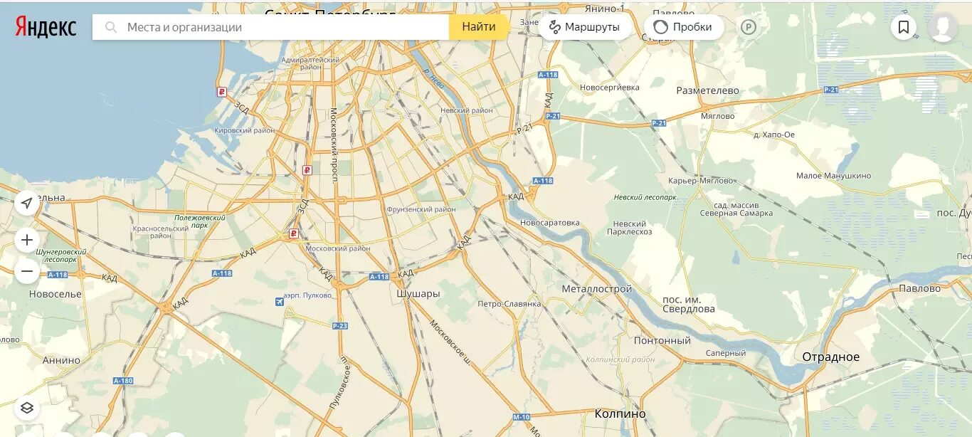 Карты транспорт колпино. Проложить маршрут на карте.