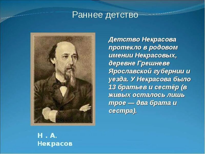 Общественная жизнь некрасова. Детство Николая Алексеевича Некрасова. География Николая Алексеевича Некрасова. Дествониколая Алексеевича Некрасова.