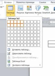 Как нарисовать таблицу на компьютере