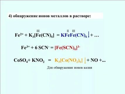 Fe no3 3 реагенты