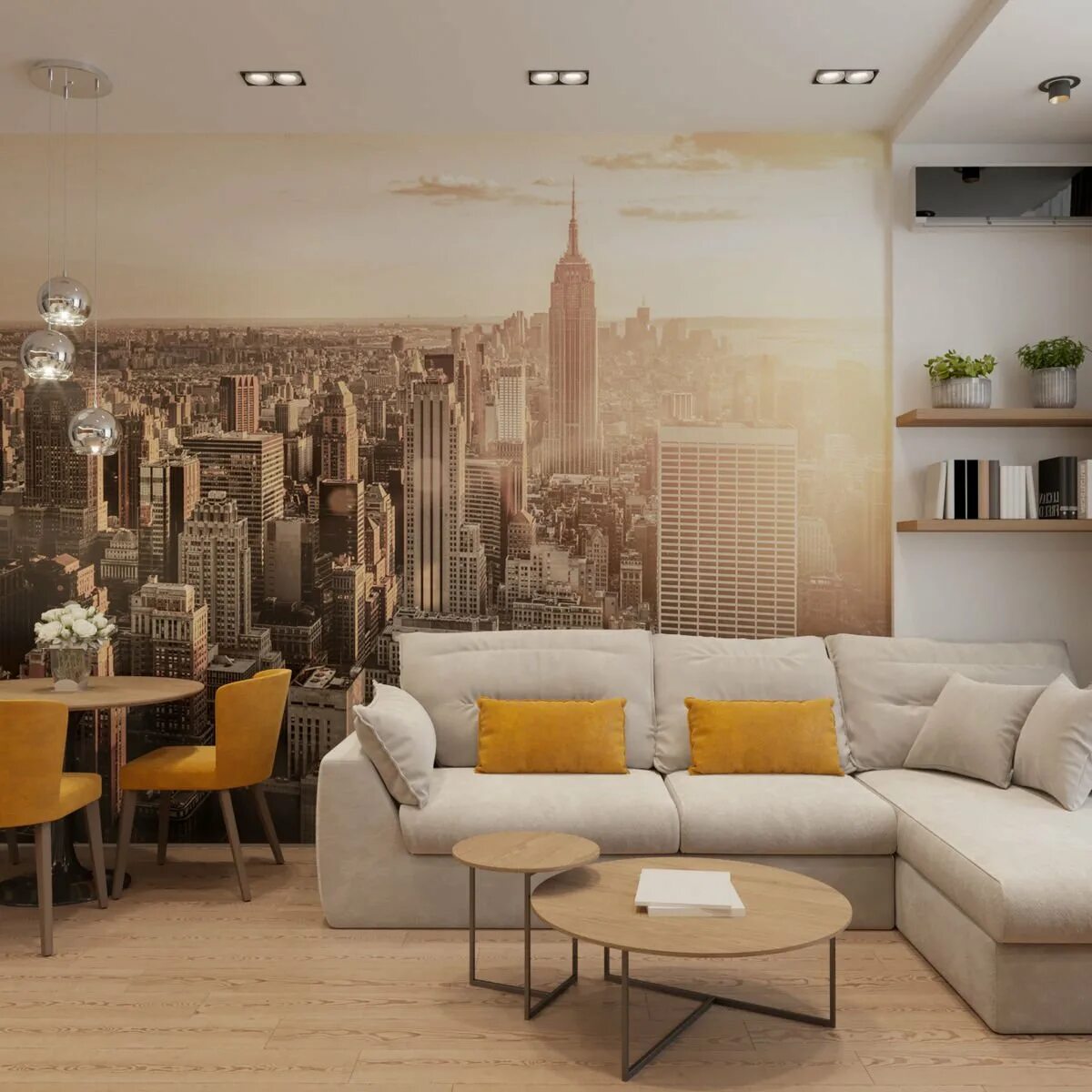 Дизайн гостиной с фотообоями Фотообои Париж, Франция. Эйфелева башня. Apartment interior design, Apartment