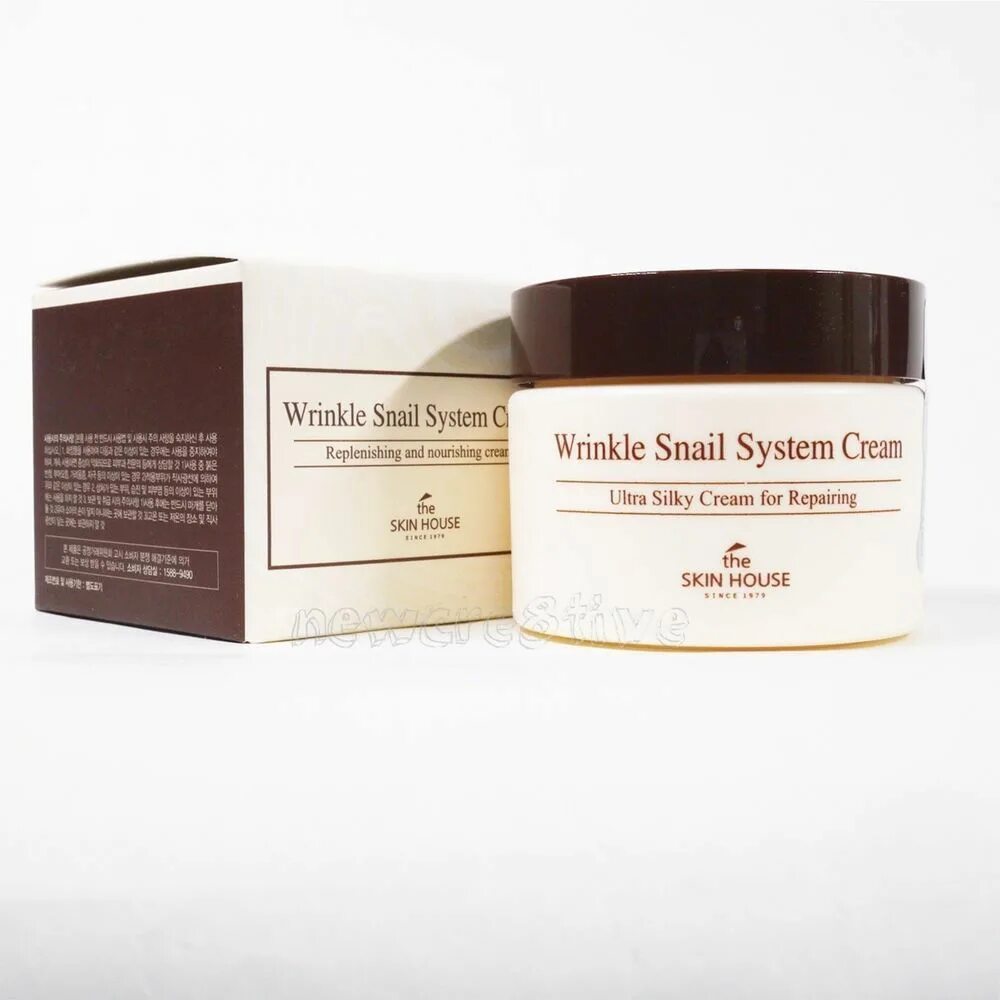 The Skin House Wrinkle Snail System Cream, 100ml. The Skin House Wrinkle Snail System Cream, 50ml. Улиточный крем антивозрастной, 50ml, the Skin House. !Крем для лица антивозрастной с улиткой Wrinkle Snail System Cream the Skin House, 50 мл. Морщины улитка