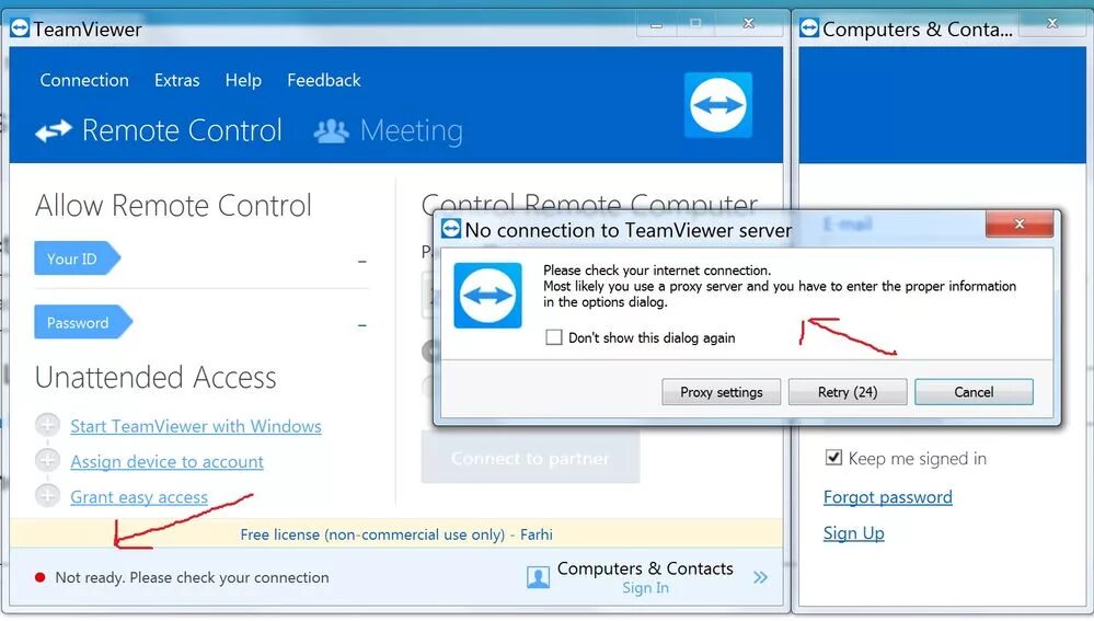 Please check your internet connection перевод. Teamviewer требует прокси. настройка прокси сервера teamviewer. connection failed pc remote. teamviewer ошибка прокси.