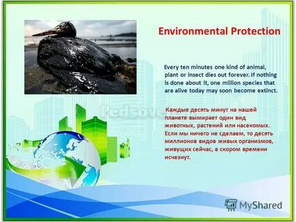 Protecting the environment problems