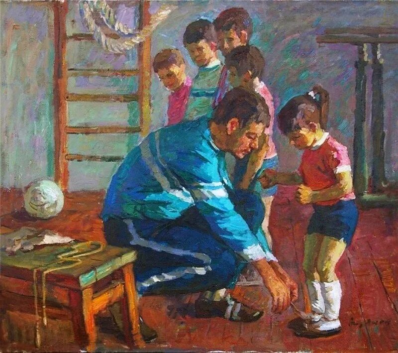 Урок по русскому по картине. Художник Янев Анатолий Никитич. Художник Янев Анатолий Никитович картины. Янев Анатолий Никитич (род. 1945) учитель физкультуры.. Янев а.н. учитель физкультуры.