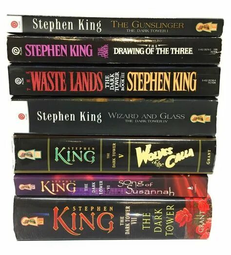 Запрещенные книги кинга. Темная башня корешки книг. Paperback Hardback. Red based on the novel by Stephen King.