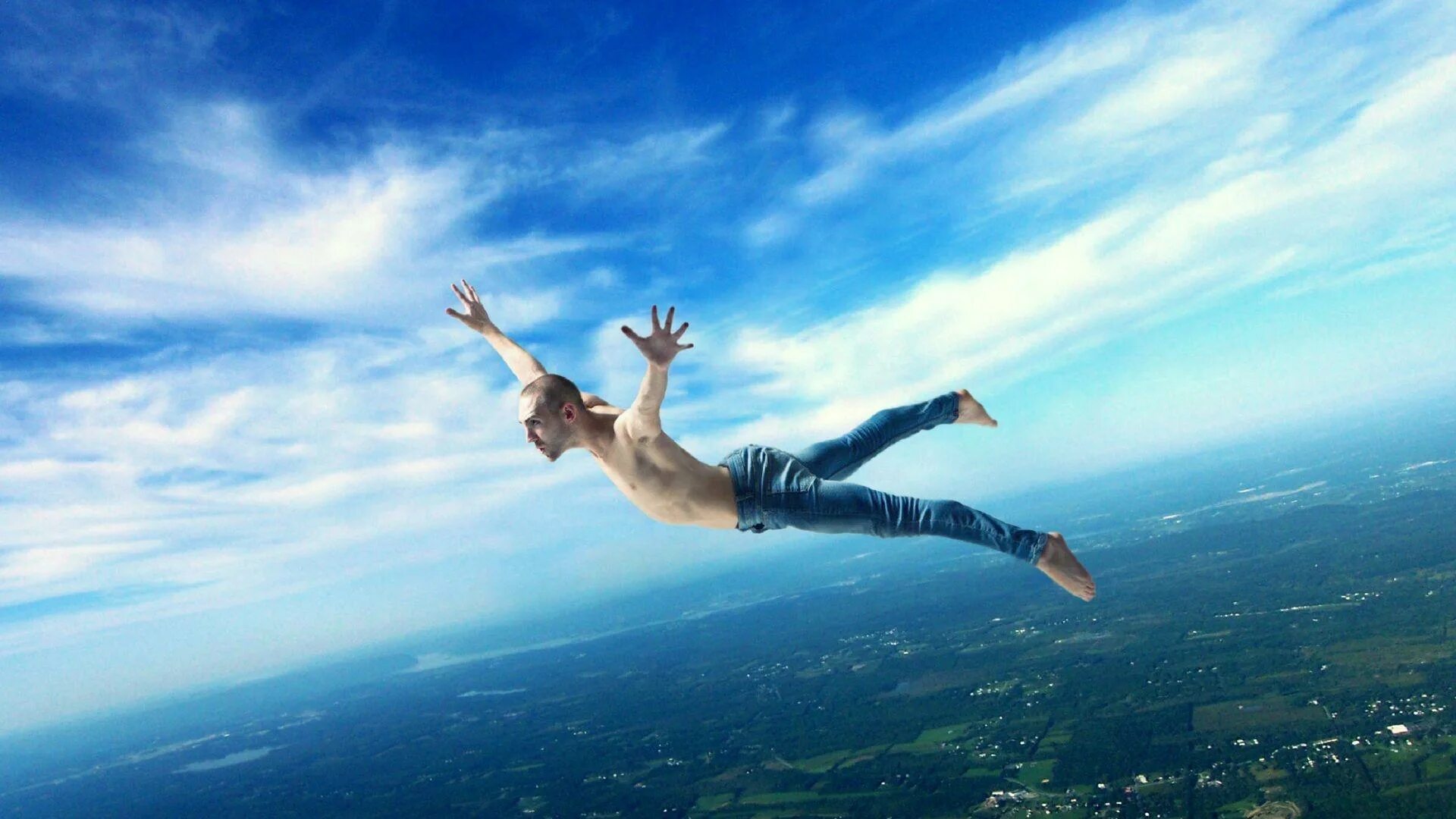 Flying jump