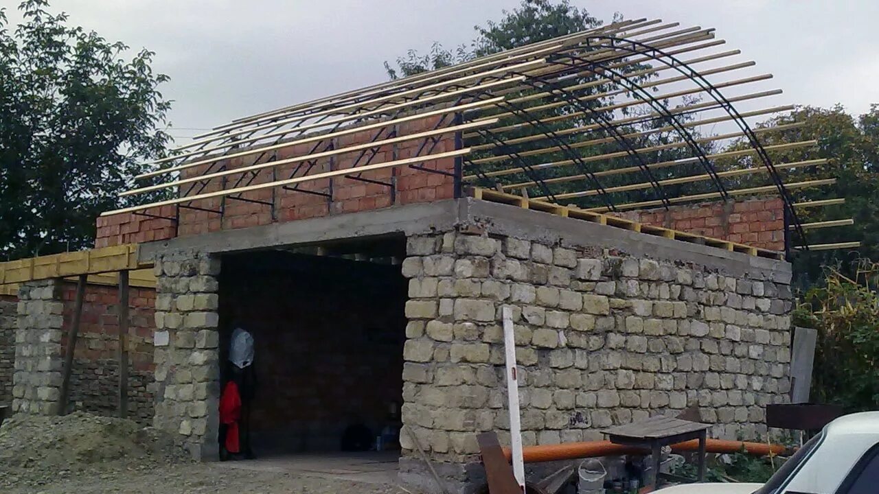 Строительство дома из бетонных блоков в Дубровках - Строительство домов и коттед