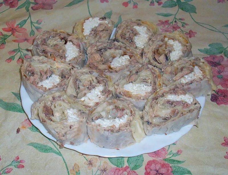 Рецепты рулеты с консервами
