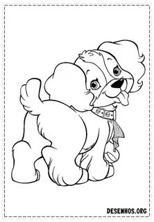 desenhos de cachorros 92 - DESENHOS.ORG - Desenhos para Colorir