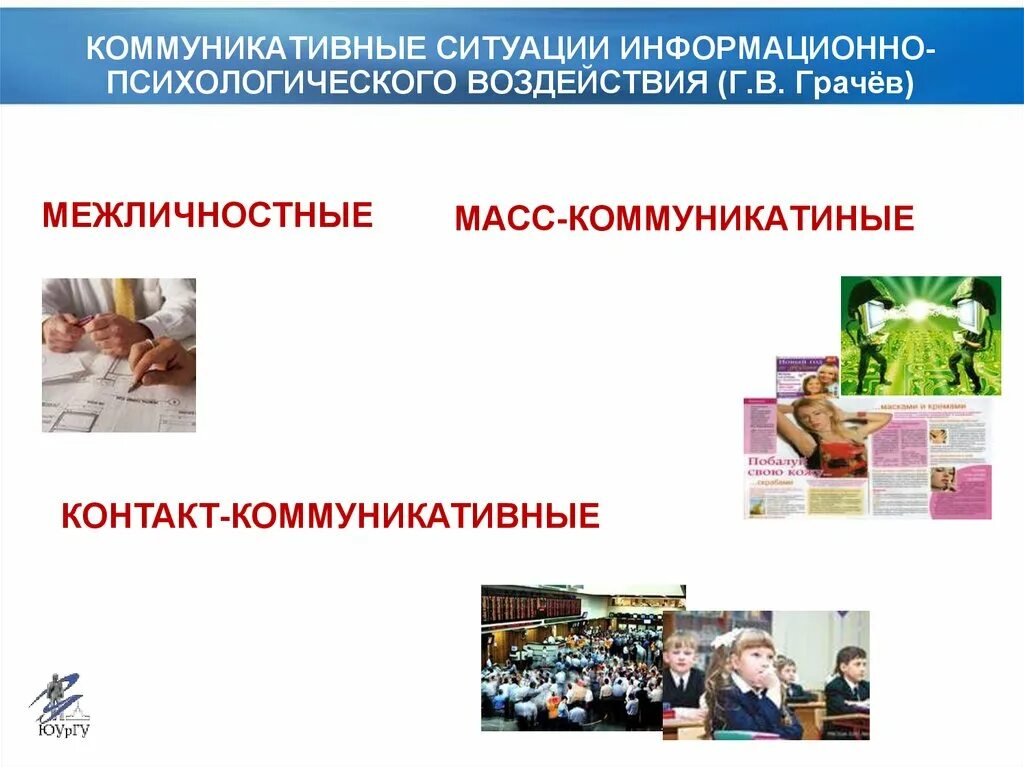 Информационно-психологическое воздействие. Информационно-психологическая безопасность. Влияние СМИ на информационно-психологическую безопасность. Коммуникативная ситуация.