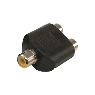Переходник rca 2 гнездо rca