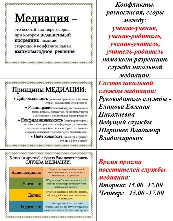 Памятки школьная медиация. Принципы работы школьной службы примирения. Медиация в школе документация. Служба медиации в школе. Школьная служба примирения медиатор.