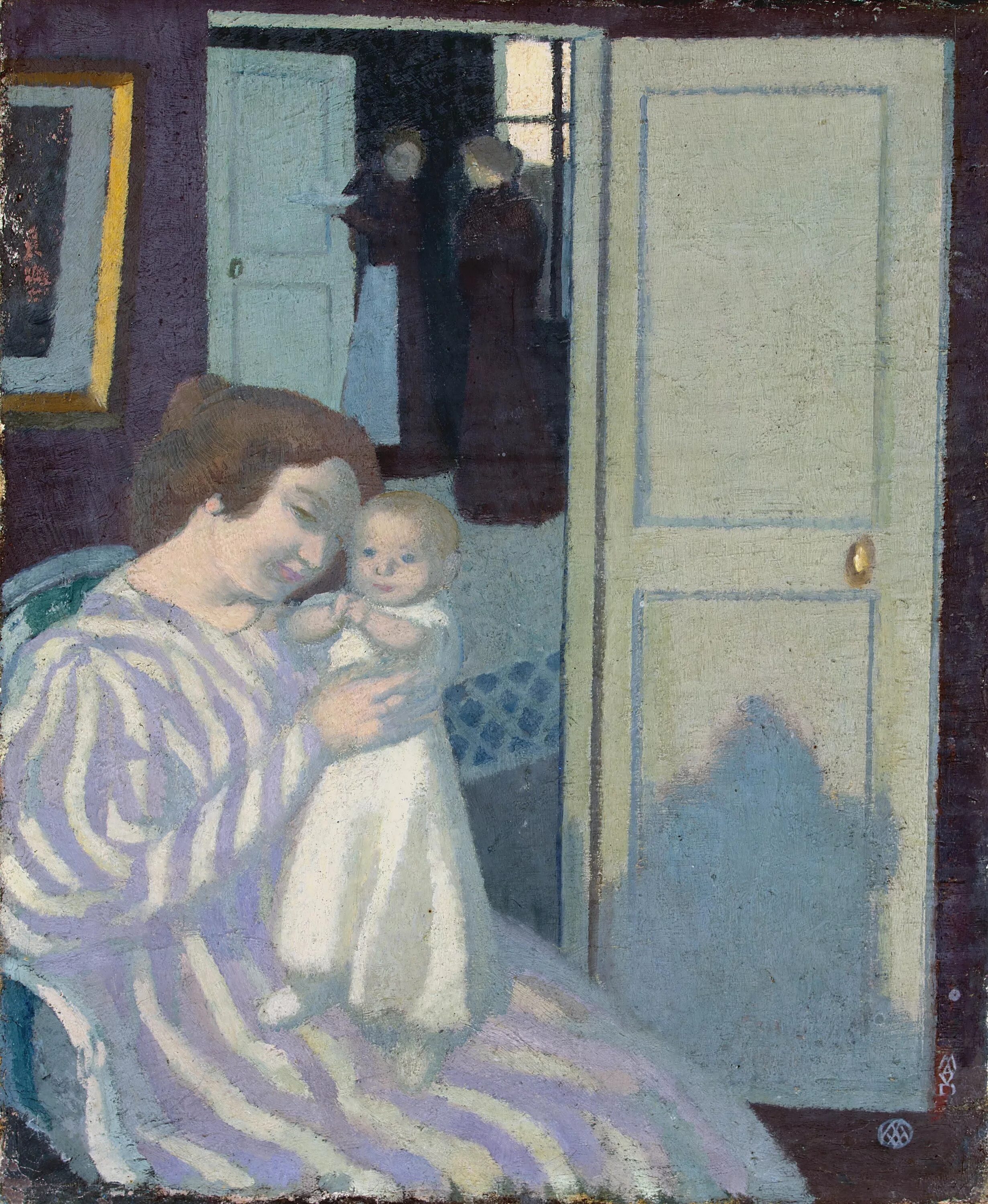 Дитя родное 4. Морис Дени. Морис Дени (1870-1943)- мать и дитя. 1897. Maurice Denis художник. Морис Дени мать и дитя.