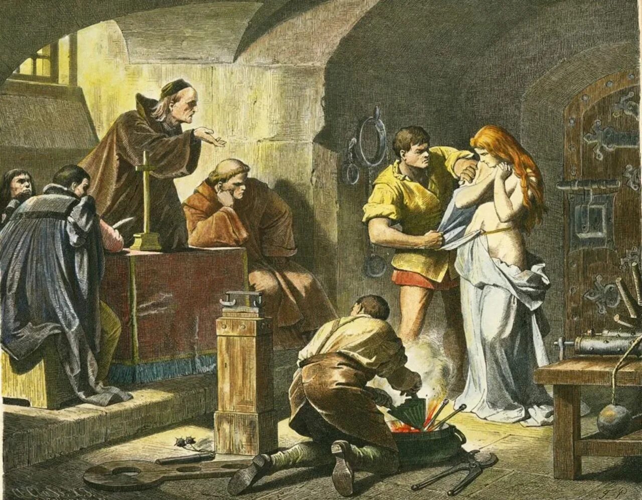 Испанская инквизиция и охота на ведьм. Святая инквизиция 15 век. Пытки ведьм инквизицией.