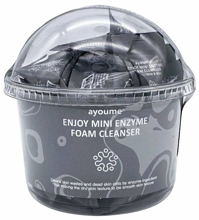 Mini enzyme foam cleanser