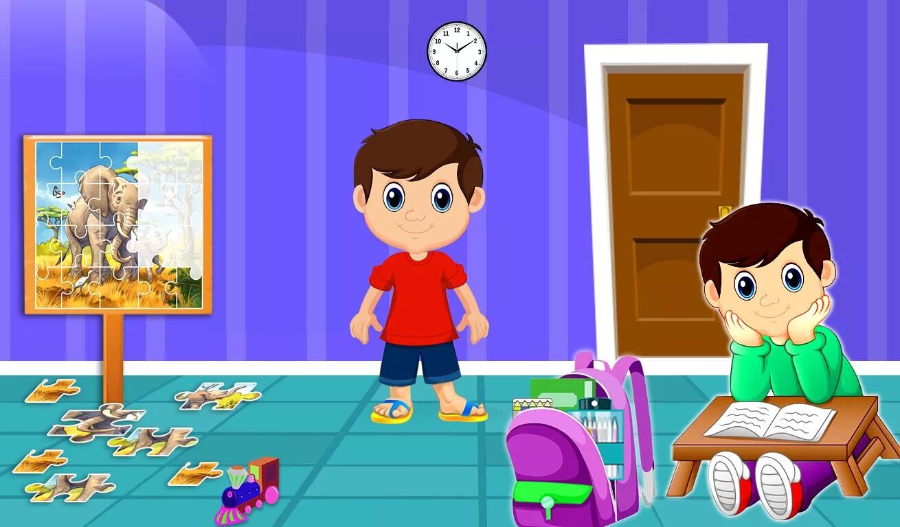 What is my game. Daily routine games for kids. my day game. day to night game. daily activities video for kids.