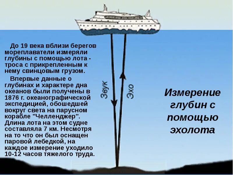 Глубину моря измеряют с помощью эхолота отраженный. Измерение глубины. измерение глубины с корабля. измерение глубины моря. эхолот для измерения глубины океана.